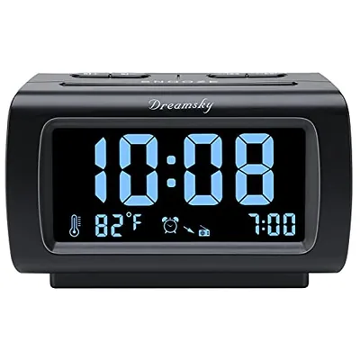 Alarm Clock Radio with Battery Backup